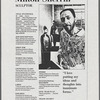 Copy of Artist Informational Sheet Featuring May 15, 1988 Daily News Magazine article on Milton Sherrill