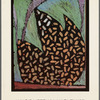 Postcard for "Who's Uptown: Harlem '87" exhibition at Schomburg Center for Research in Black Culture