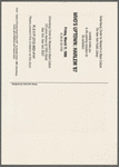 Postcard for "Who's Uptown: Harlem '87" exhibition at Schomburg Center for Research in Black Culture