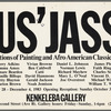 Postcard for "JUS'JASS: Correlations of Painting and Afro-American Classical Music" exhibition at Kenkeleba Gallery