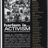 Vistor's guide to "Harlem is... Downtown" exhibition