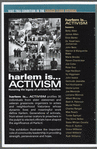 Vistor's guide to "Harlem is... Downtown" exhibition