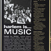 Vistor's guide to "Harlem is... Downtown" exhibition