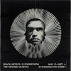 Poster announcing "Black Artists: 2 Generations" exhibition at The Newark Museum