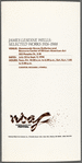 Leaflet announcing James Lesesne Wells exhibition at the 1990 National Black Arts Festival