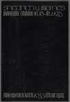 Leaflet announcing "Photographic Works by Shedrich Williames" exhibition at The Studio Museum in Harlem