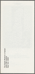 Leaflet for exhibitions opening at The Studio Museum of Harlem, December 13, 1975