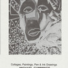 Leaflet for exhibitions opening at The Studio Museum of Harlem, December 13, 1975