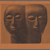 Leaflet for Elizabeth Catlett sculptural works featured in The Brockman Gallery Collection exhibition at California State University of Los Angeles