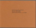 Leaflet for Elizabeth Catlett sculptural works featured in The Brockman Gallery Collection exhibition at California State University of Los Angeles