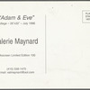 Postcard Featuring the work of Valerie Maynard