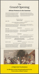 Flyer announcing the Grand Opening of the new Schomburg Center Complex and "African Presence in the Americas" event series