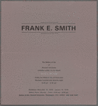 Leaflet announcing "Frank E. Smith: Buck Skins" exhibition at The Gallery of Art, Howard University