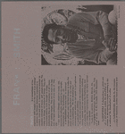 Leaflet announcing "Frank E. Smith: Buck Skins" exhibition at The Gallery of Art, Howard University