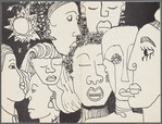 Leaflet announcing "From Harlem to Haiti and A Few Stops Inbetween" exhibition of works by Dindga McCannon at Acts of Art, Inc.