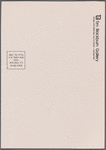Flyer announcing "Michael A. Cummings: Recent Fibre Wall Hangings and Paper Collage Works" at Community Art Space Corp.