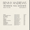 Leaflet announcing "Benny Andrews: Women I've Known" exhibition at Lerner Heller Gallery
