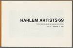 Booklet for "Harlem Artists 69" exhibition at The Studio Museum in Harlem