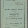 Performance, concert and ball