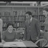 Staff members Miriam Gross, Genevieve Oswald, Leroy Fentress, and Jacqueline Maskey in the Dance Collection of the New York Public Library