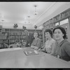 Staff members Leroy Fentress, Jacqueline Maskey, Miriam Gross, and Genevieve Oswald in the Dance Collection of the New York Public Library