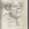 Head of a grotesque figure