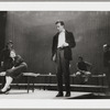 Colleen Dewhurst, George C. Scott and unidentified others performing a staged reading of Antony and Cleopatra