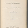 The U.S. Grinnell expedition in search of Sir John Franklin