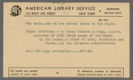 American Library Service