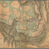 Map of all points of interest within four miles of the Catskill Mountain House, Hotel Kaaterskill, and Laurel House, with roads and foot paths