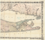 Map of Long Island and the southern part of Connecticut