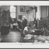 Arthur A. Schomburg and a visitor, probably Yasuro Hikida, in the Division of Negro Literature, History and Prints reading room