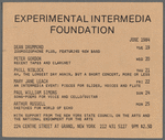 Experimental Intermedia Foundation flier