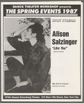 Alison Salzinger, "Like You," Dance Theater Workshop, program