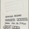 Arthur Russell, Guitar Songs, Jolly Munk