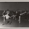 School of American Ballet class with Pierre Vladimiroff, Arthur Mitchell (left)