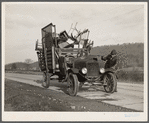 Tenant farmer moving his household goods to a new farm. Hamilton County, Tennessee