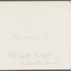 Antique shop. Windsor County, Vermont