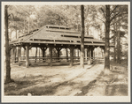 Shelter at recreational area at Trap Pond. Delaware land use project