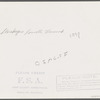 Storekeeper. Lowell, Vermont