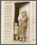 Mrs. Lorenzo Clapper and her children. Otsego County, New York