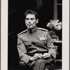Billy Crudup [smoking cigar] in the stage production Three Sisters