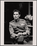 Billy Crudup [smoking cigar] in the stage production Three Sisters