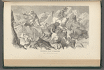 Crossing the Hummocks. (From a sketch by Dr. Hayes)