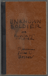 Design sketchbook, Unknown Soldier