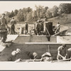 Construction work on modern sawmill by the Otsego Forest Products Coop. Cooperstown, New York