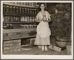 Wife of farmer resettled on farm tenancy project. Tompkins County, New York