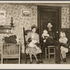 Ellery Shufelt with his children. Albany County, New York