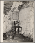 Interior of abandoned house. Land use project. Albany County, New York