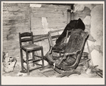 Corner of room in abandoned house. Albany County, New York